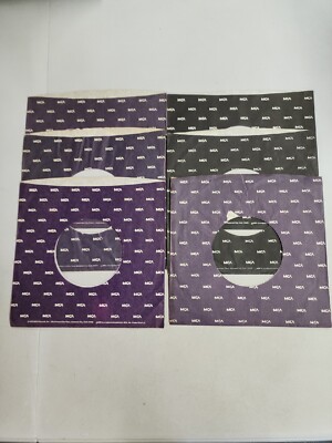 45 RPM 7'' RECORD SLEEVES CO. SLEEVE 6 PACK SEE PHOTOS - MCA (SLV76)