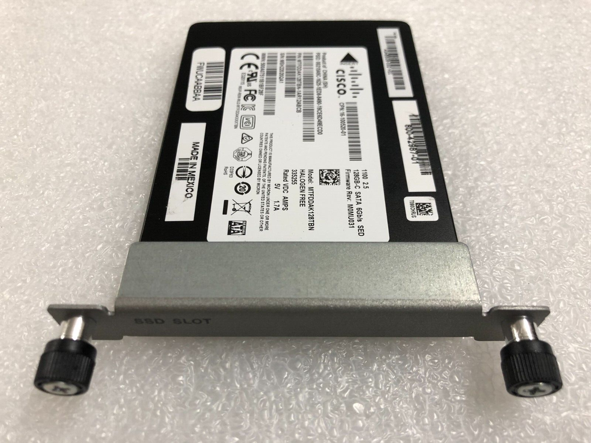 ASA5508-SSD I New Pulls Cisco ASA5508-X 128GB-C 2.5 SATA 6GB/S SSD