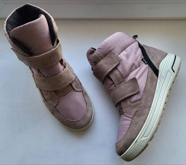 Women Ecco Boots Pink 37