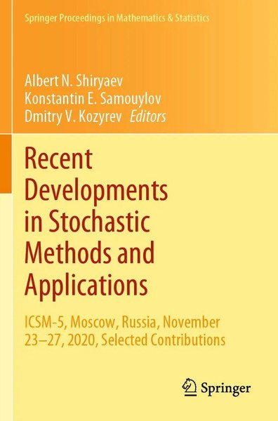 Albert N. Shiryaev (U. A.) | Recent Developments In Stochastic Methods And...-image