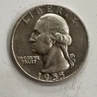 1955 WASHINGTON QUARTER 90% SILVER CIRCULATED US MInt