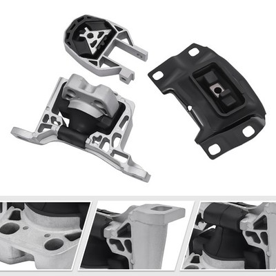 For 2012-2018 Ford Focus S SE SEL Titanium 3pcs Engine Mount & Trans Mount Kit