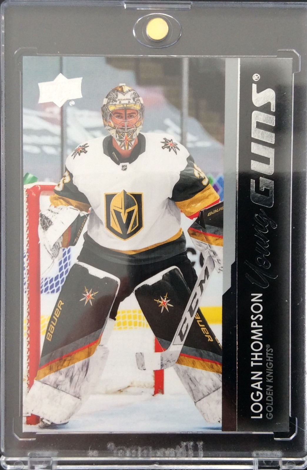 2021-22 Upper Deck Young Guns Hockey Rookie RC #219 Logan Thompson