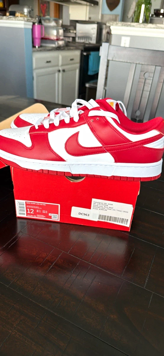 肩掛けダンク 25+ Nike Dunk Low Retro Red/White 2022 for sale | Updated Oct 2026