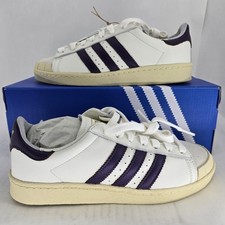 Adidas Jabbar Half Shell OG Blanco Violeta JQ9595 Hombres Talla 6 Mujeres 7 Tenis