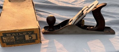 Stanley Bailey No. 5 Type 15 Jack Plane w/ Box Sweetheart Blade Vintage USA