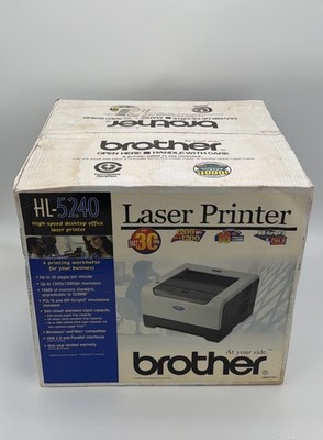 Vintage Brand New Sealed Brother HL-5240 Monochrome Workgroup Laser Printer
