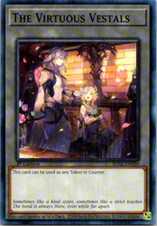 The Virtuous Vestals SDAZ-EN050 Common 1st Edition Yu-Gi-Oh! Token