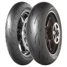 COPPIA GOMME DUNLOP 120/70-17 GP RACER D212 M DOT22 + 180/55-17 GP RACER D212 E