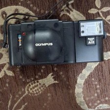 Olympus XA Black 35mm Rangefinder Film Camera with Electronic Flash A11