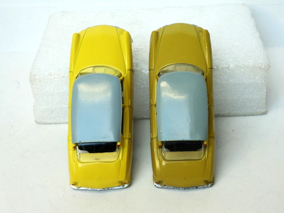 TRES RARE OCRE ancien Dinky Toys FRANCE 24CP Citroën DS 19 DS19 tbe d'origine - Photo 2/4