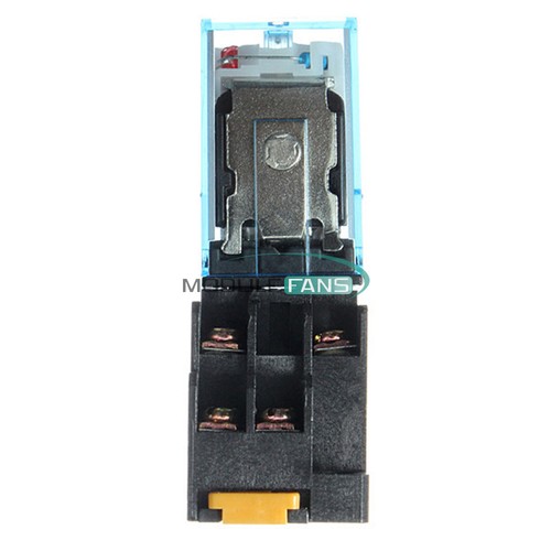 10A AC 220V Coil Power Relay DPDT LY2NJ HH62P HHC68A-2Z With Socket Base NEW. - Picture 22 of 22