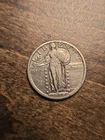 1918 Standing Liberty Quarter-90% Silver-XF Details- Nice Coin!!