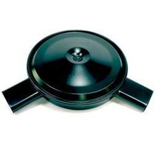 1970-72 Gm Vehicle Dual Snorkel Air Cleaner Assembly With Black Lid With 4