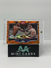 2025 Topps Chrome UFC Michael Morales #127 Orange Refractor /25