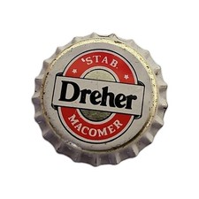 Tappo A Corona D'epoca Birra Dreher Macomer Marchio Dap Su Sfondo Bianco 