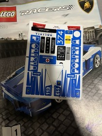 Lego 8214 RACERS Lamborghini Gallardo POLIZIA LP560-4 Sealed Bags Open Box