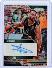 2024-25 Panini Prizm Euroleague ELIE OKOBO Snakeskin AUTO Autograph 12/15