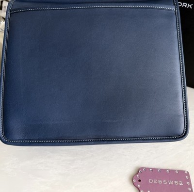 NWT COACH VINTAGE ROYAL BLUE WILLIS TOP HANDLE CROSSBODY BAG