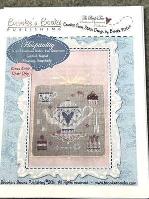 Brooke's Books HOSPITALITY cross stitch pattern Heirloom Series #9  Bride's Tree
