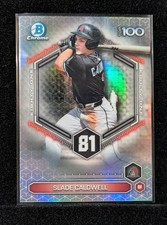 2026 Bowman Chrome T100 #81 Slade Caldwell