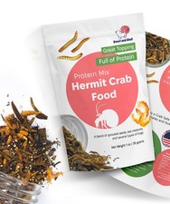 Hermit Crab Protein Mix Food - Insects, Krill  Sprouted Grains - 56g Topper