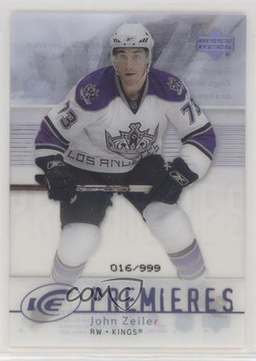 2007-08 Upper Deck Ice Premieres /999 Level 2 John Zeiler #182 Rookie RC
