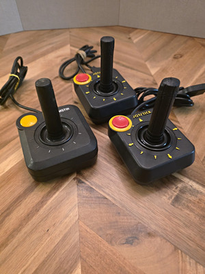Lot Of 3 Atari 2600 Joysticks All 3rd Party Controllers - TESTED and Working