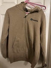 Men's Ariat Rebar Graphic Hoodie Tan Brown Pullover Hooded Sweatshirt Sz Medium