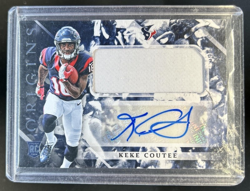 2018 Panini Origins Keke Coutee RC Rookie Auto Autograph #121 Texans