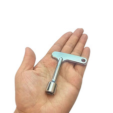1Pc Outdoor Trash Bin Lock Key Metal Lock Trash Can Key Peel Box Waste Bin Key