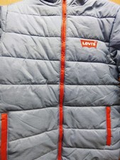 LEVIS BOYS HOODED PUFFER JACKET SIZE L 12-13 YEARS