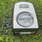 Cuisinart ICE-100 1.5 qt Compressor Electric Ice Cream Maker SS w Lid Paddle