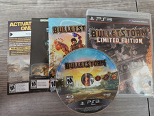 Bulletstorm: Limited Edition (Sony PlayStation 3, 2011) Cib complete with manual
