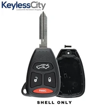 Y159 4-Button Remote Head Key SHELL Fits 2004-2012 Chrysler/Jeep/Dodge/ KOBDT04A