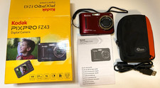 Kodak PIXPRO FZ43 16MP Digital Camera Red Tested with Box Case Charger