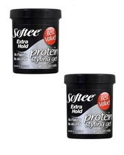 2 Pack Softee Extra Hold Protein Styling Gel