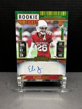 2024 Contenders ELIJAH JONES (RC) Auto Green Foil #262 - Arizona Cardinals