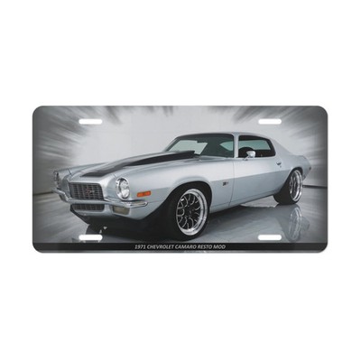 Iconic 1971 Chevrolet Camaro Z/28 Resto Mod Classic Vanity Plate - Premium