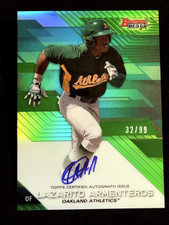 2017 Bowman's Best GREEN REFRACTOR PROSPECT ROOKIE AUTO Lazarito Armenteros /99