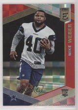 2019 Panini Donruss Elite Rookies Red /299 Mike Weber #176 3d7