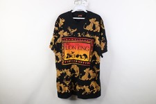 Vtg 90s Disney Mens OSFA The Lion King All Over Print Short Sleeve T-Shirt USA