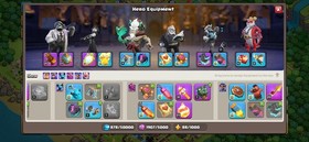 TH18 NEAR MAX | 101/105/90/78/51 | MAXED WALLS | MAX EQUIP & MANY SKIN | CHEAP !
