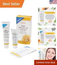 Gentle Hair Removal Cream for Sensitive Skin - 1 Oz  Slow Grow Soothing 0.5 Oz