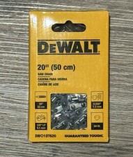 DEWALT 20" Chainsaw Chain for 60V Tool, SEMI-CHISEL  3/8&rdquo;LP 68DL .050 -DWO1DT620