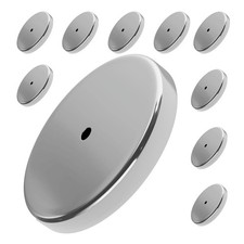Master Magnetics Ceramic Round Base Magnet Pack with Hole, Ideal for 10 pack