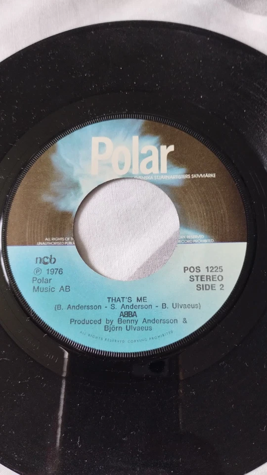 ABBA - DANCING QUEEN - THAT'S ME - POLAR POS 1225 - PIC COVER - SWEDISH - NM - Image 3 of 4