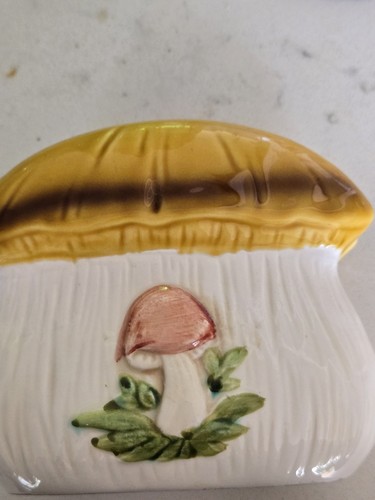 Sears Roebuck Merry Mushroom Napkin Holder Japan Vintage 1976 - Picture 2 of 6
