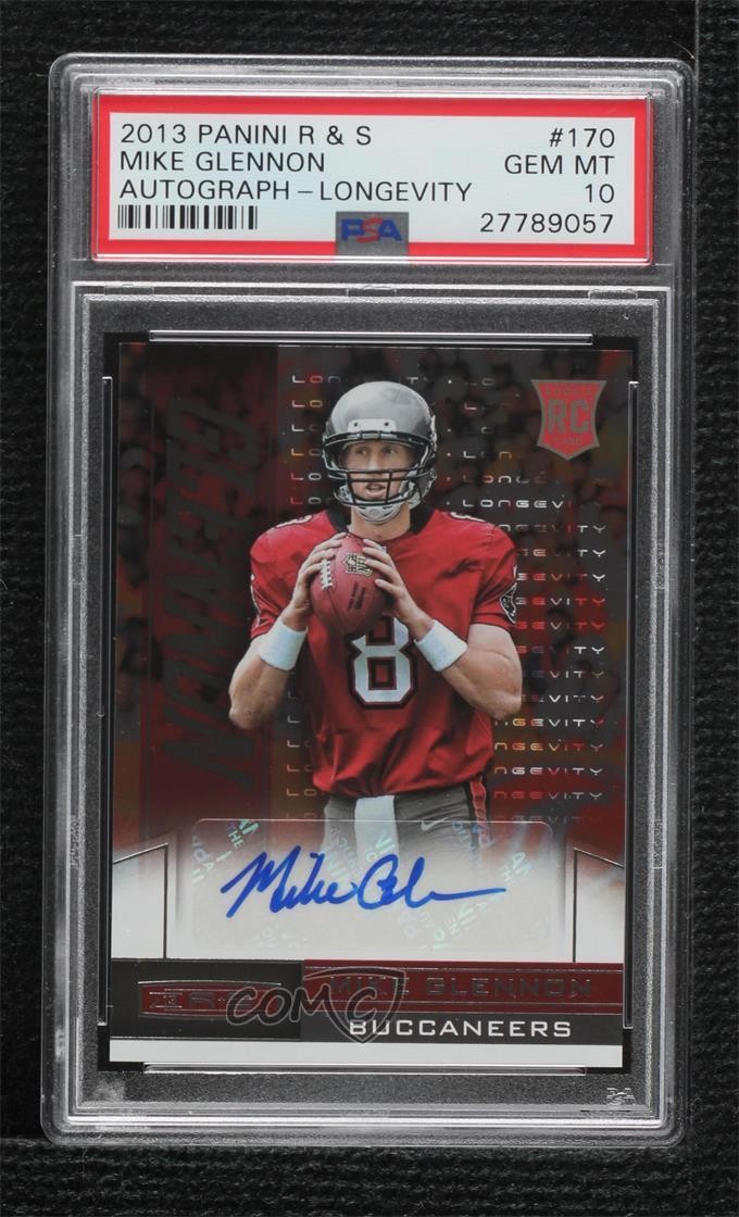 Mike Glennon Panini Rookies & Stars #170 Autograph-Longevity