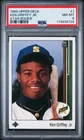 1989 Upper Deck KEN GRIFFEY JR Star Rookie RC #1 PSA 8 NM-MT GOAT Mariners HOF
